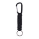 Rothco Paracord Keychain with Carabiner, Black, 9808-Black