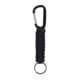 Rothco Paracord Keychain with Carabiner, Black, 9808-Black