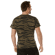 Rothco Pocket T-Shirt Collection Available In Cotton/Poly and Moisture Wicking Poly, Tiger Stripe Camo, Medium, Cotton/Polyester, 36950-TigerStripeCamo-CottonPolyester-M