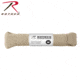 Rothco Polyester Paracord, Tan, 30711-Tan-50