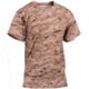 Rothco Polyester Performance T-Shirt, Mens, Desert Digital Camo, Medium, 44040-021