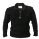 Rothco Quarter Zip Acrylic Commando Sweater, Black, Small, 3390-Black-S