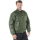 Rothco Quilted MA-1 Flight Jacket, Sage Green, S, 73550-SageGreen-S