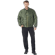 Rothco Quilted MA-1 Flight Jacket, Sage Green, S, 73550-SageGreen-S