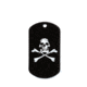 Rothco Screen Printed Dog Tags, 8594-SkullandCrossbones