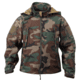 Rothco Special Ops Soft Shell Jacket - Men's, S, Camo, 12055-MidnightWoodlandCamo-S