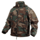 Rothco Special Ops Soft Shell Jacket - Men's, S, Camo, 12055-MidnightWoodlandCamo-S