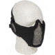 Rothco Steel Half Face Mask With Ear Guard - Black, 10857