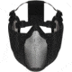 Rothco Steel Half Face Mask With Ear Guard - Black, 10857