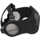 Rothco Steel Half Face Mask With Ear Guard - Black, 10857