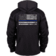 Rothco Thin Blue Line Concealed Carry Hoodie, Black, Small, 52071-Black-S