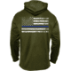 Rothco Thin Blue Line Concealed Carry Hoodie, Olive Drab, Extra Large, 52471-OliveDrab-XL