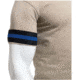 Rothco Thin Blue Line Mourning Arm Band, 1009