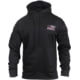 Rothco Thin Red Line Concealed Carry Hoodie, Black, M, 2066-Black-M