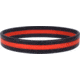 Rothco Thin Red Line Wristband, Black/Red, 8 in, 1181-811