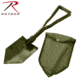 Rothco Tri-Fold Shovel, Green, 828