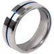 Rothco Tungsten Carbide Thin Blue Line Ring, Silver, 7, 19992-Silver-7