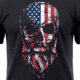 Rothco US Flag Bearded Skull T-Shirt, Black, Small, 10812-Black-S