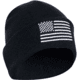 Rothco US Flag Embroidered Fine Knit Watch Cap - Mens, Black/White, One Size, 57877-BlackWhite