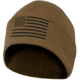 Rothco US Flag Embroidered Fine Knit Watch Cap - Mens, Coyote Brown, One Size, 57866-CoyoteBrown