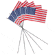 Rothco US Stick Flag, 6 Pieces, 15224-SixPieces
