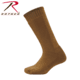 Rothco Mid-Calf Military Boot Sock, Coyote Brown, M, 4625-CoyoteBrown-M