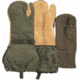 Rothco Used G.I. Surplus Leather Trigger Finger Mittens w/ Liner, Olive Drab, 4393
