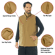 Rothco V2 Concealed Carry Soft Shell Vest, Coyote Brown, S, 86555-CoyoteBrown-S