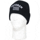 Rothco Veteran With US Flag Fine Knit Watch Cap - Mens, Black, One Size, 57878