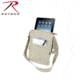 Rothco Vintage Canvas Military Tech Bag, Khaki, 5795-Khaki