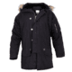 Rothco Vintage N-3B Parka, Black, L, 9963-Black-L