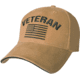Rothco Vintage Veteran Low Profile Cap - Mens, Coyote Brown, 35990-CoyoteBrown