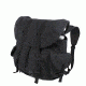 Rothco Vintage Weekender Canvas Backpack, Black, 9658-Black