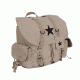 Rothco Vintage Weekender Canvas Backpack with Star, Khaki, 99158-Khaki