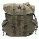 Rothco Vintage Weekender Canvas Backpack with Star, Olive Drab, 9158-OliveDrab