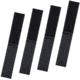 Rothco Web Keeper Straps, 4 Pack, Black, 1318-Black