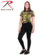 Rothco Womens Camo Crop Top, Stinger Yellow Camo, L, 1944-StingerYellowCamo-L