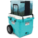 RovR Products RollR 45 Cooler w/ Wagon Bin, Glacier, 45 Quart, 45GROLLRWB