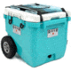 RovR Products RollR 45 Cooler w/ Wagon Bin, Glacier, 45 Quart, 45GROLLRWB