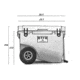 RovR Products RollR 60 Cooler w/ Wagon Bin, Moss, 852490007713