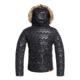 Roxy American Pie Solid Jacket - Girls, 8, True Black Aztec Spirit Emboss, Small, ERGTJ03085-KVA1-8/S