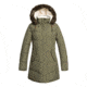 Roxy Ellie Hooded Jacket - Womens, Ivy Green, Small, ERJJK03289-CRB0-S