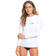 Roxy Enjoy Waves Long Sleeve Lycra Rashguard - Womens, Bright White, Large, ERJWR03255-WBB0-L
