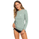 Roxy Enjoy Waves Long Sleeve Lycra Rashguard - Womens, Lily Pad, Large, ERJWR03255-GJN0-L