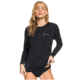 Roxy Enjoy Waves Long Sleeve UPF 50 Rashguard - Womens, Anthracite, Medium, ERJWR03368-KVJ0-M