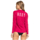 Roxy Enjoy Waves Long Sleeve UPF 50 Rashguard - Womens, Cerise, Small, ERJWR03368-MQT0-S