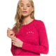 Roxy Enjoy Waves Long Sleeve UPF 50 Rashguard - Women's, Cerise, Small, ERJWR03368-MQT0-S