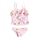 Roxy Lovely Aloha Tankini Bikini Set - Girls, Rose Shadow Fruit Salad, 5, ERLX203103-MDA6-5