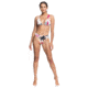 Roxy POP Surf Elongated Triangle Bikini Top - Womens, Bright White Niranta, Large, ERJX304119-XWKM-L
