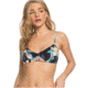 Roxy Printed Beach Classics Athletic Triangle Bikini Top - Womens, Anthracite Tropicoco, Large, ERJX304071-KVJ6-L